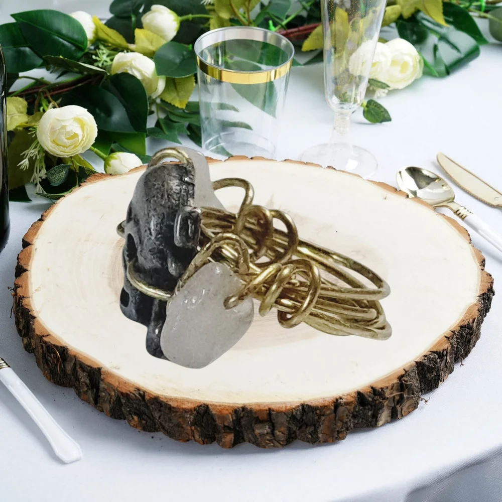 Skull and Crossbones Hand-Wired Ring